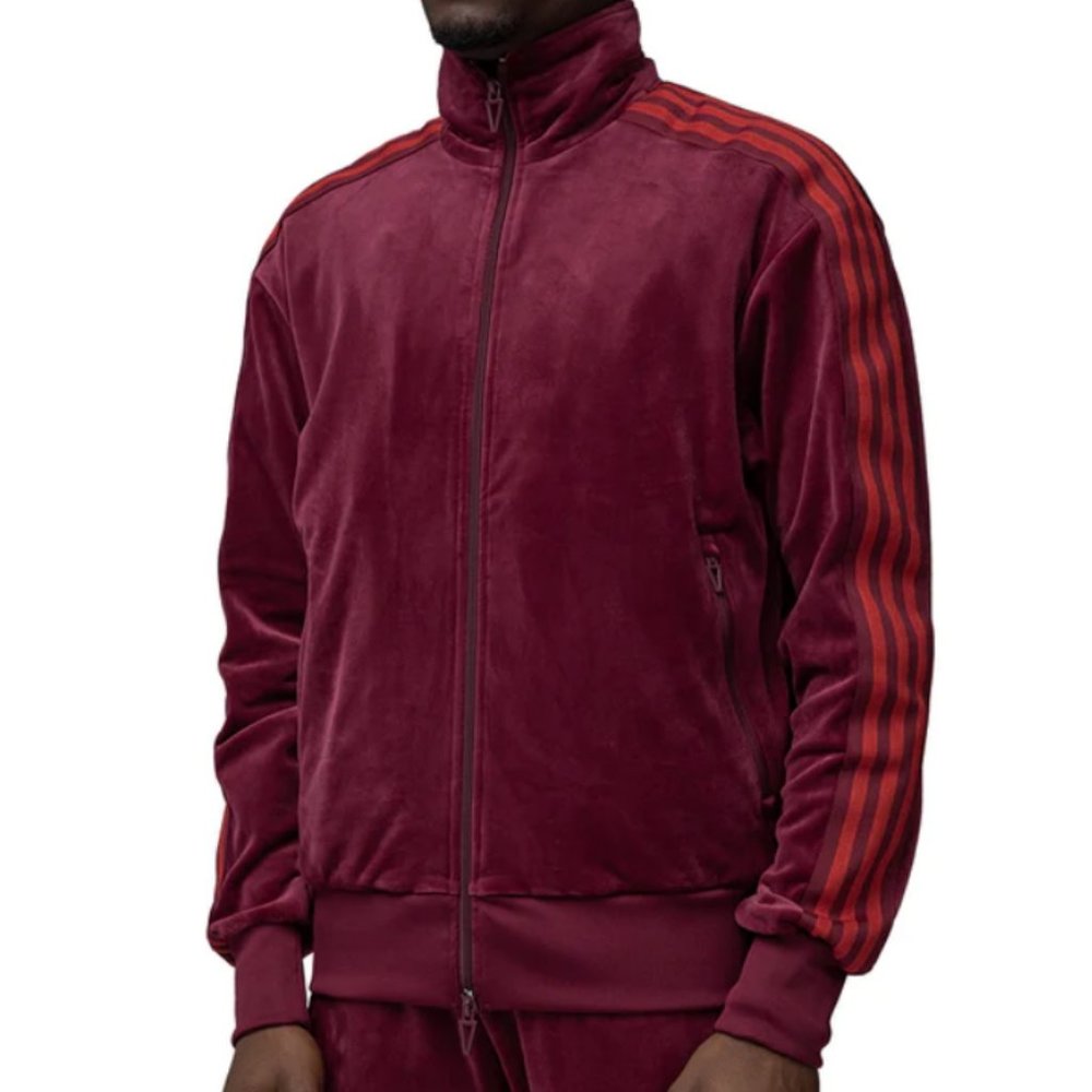 adidas Ivy Park x Ivy Heart Velour Track Jacket